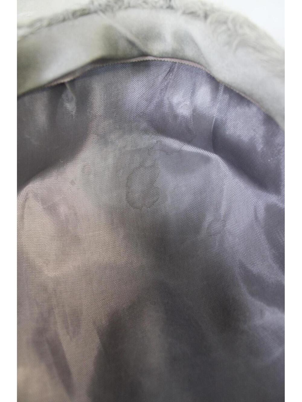 Scrap Item: Gray Lamb Fur Hat Size N/A - Picture 6 of 6